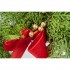 Ghirlanda Verde con Fiocco Rosso