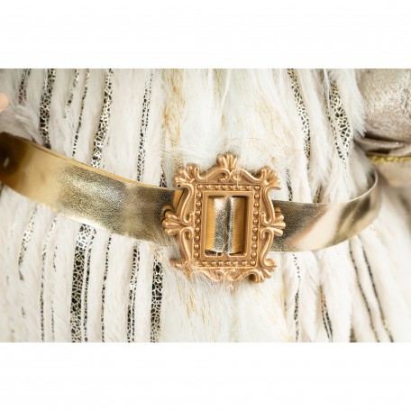 Dekorativer Weihnachtsmann in Creme und Gold Dekorativer Weihnachtsmann in Creme und Gold