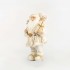 Babbo Natale Decorativo Panna e oro 60cm