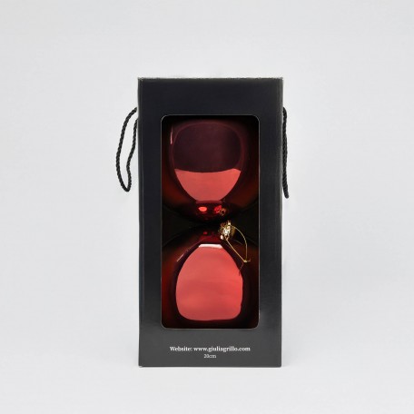 Glänzende Weihnachtskugel „Shiny Red“ ⌀20cm, 2 Stück/Set Glänzende Weihnachtskugel „Shiny Red“ ⌀20cm, 2 Stück/Set