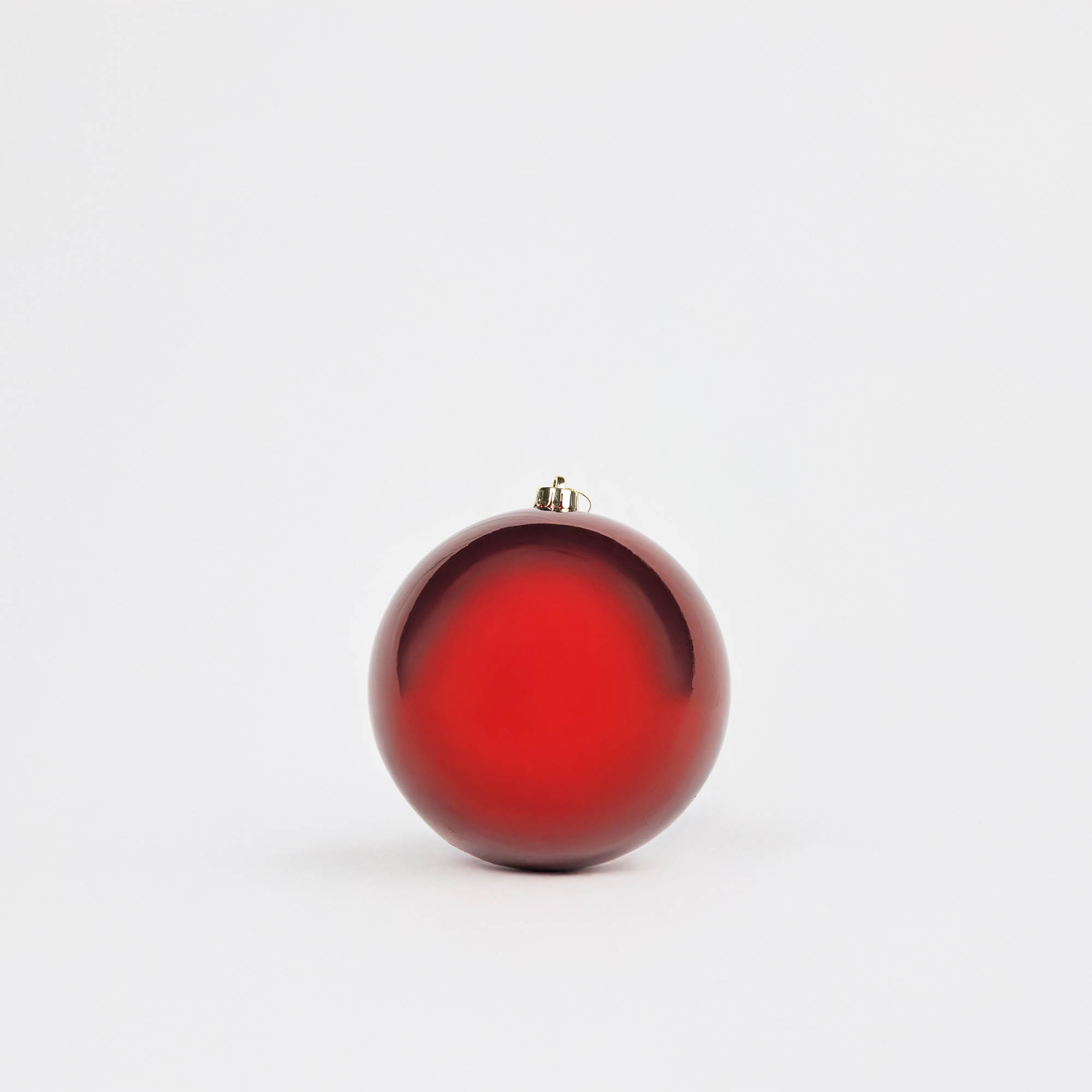 Giulia Grillo Glänzende Weihnachtskugel „Shiny Red“ ⌀20cm, 2 Stück/Set