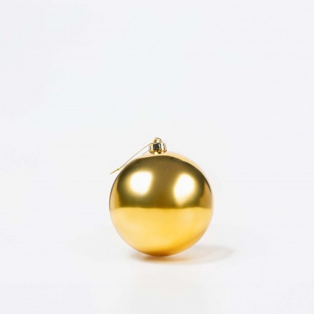 Boules de Noël Brillantes "Or Éclatant" ⌀15cm, lot de 2