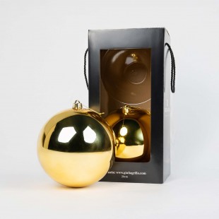 Sfera Natalizia Lucida Oro...