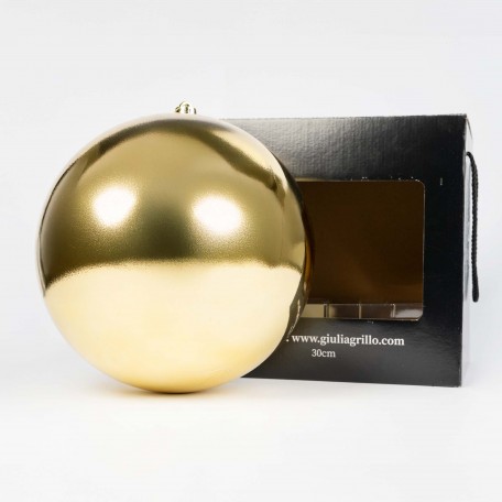 Glänzende Weihnachtskugel „Shiny Gold“ ⌀30cm Glänzende Weihnachtskugel „Shiny Gold“ ⌀30cm