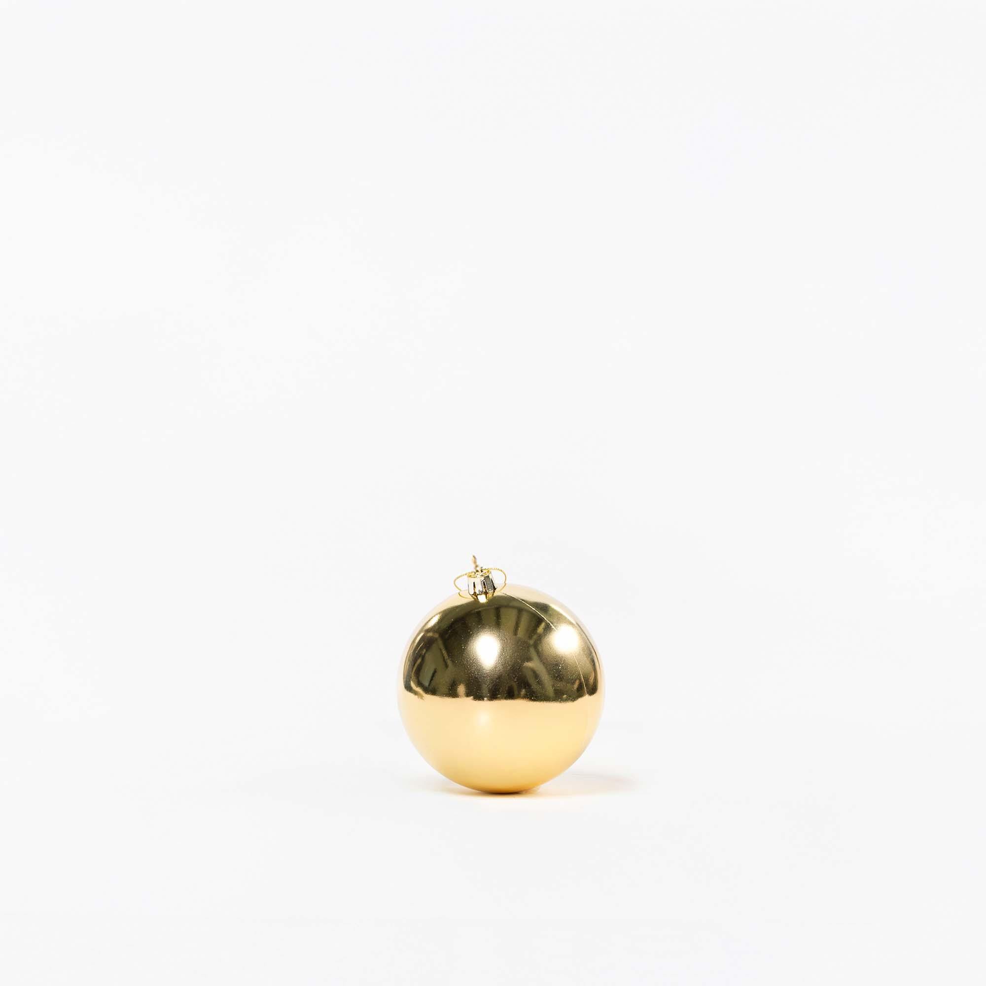 Giulia Grillo Boules de Noël Brillantes "Or Éclatant" ⌀10cm, lot de 4