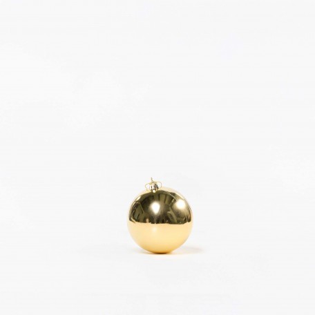 Boules de Noël Brillantes "Or Éclatant" ⌀10cm, lot de 4