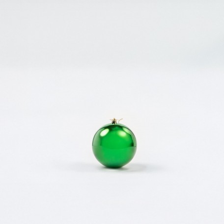 Boules de Noël Brillantes "Vert Éclatant" ⌀12cm, lot de 3