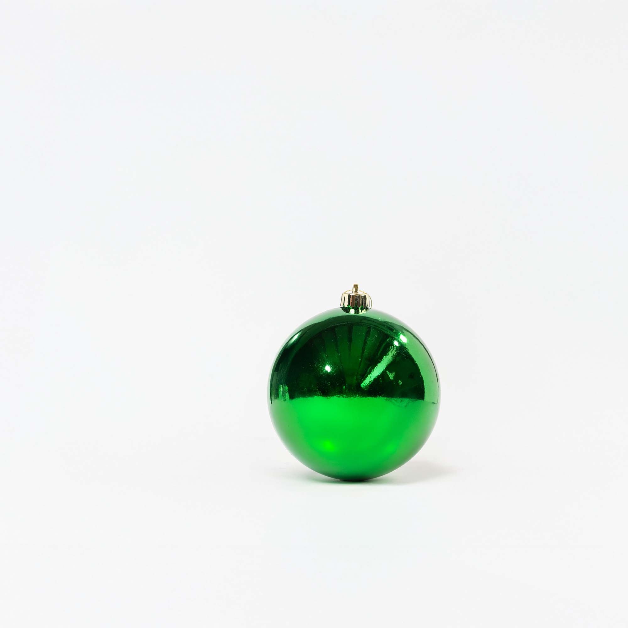 Giulia Grillo Sfera Natalizia Lucida Verde ⌀15cm, 2pcs/set