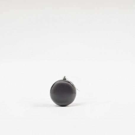 Boules de Noël Brillantes "Noir Éclatant" ⌀10cm, lot de 4 pièces