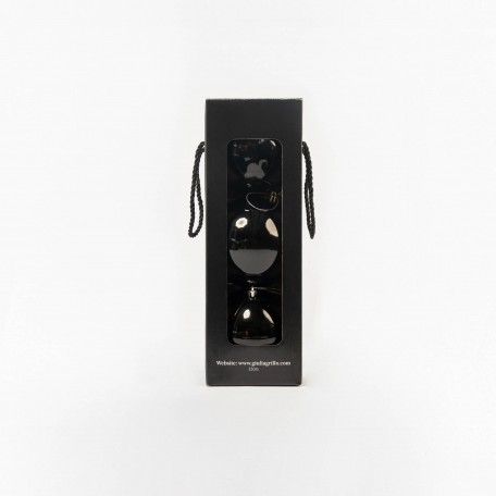Glänzende Weihnachtskugeln „Shiny Black“ ⌀12cm, 3 Stück/Set Glänzende Weihnachtskugeln „Shiny Black“ ⌀12cm, 3 Stück/Set