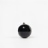 Glänzende Weihnachtskugeln „Shiny Black“ ⌀15cm, 2 Stück/Set