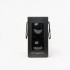 Shiny Black Christmas Baubles ⌀15cm, 2pcs/set