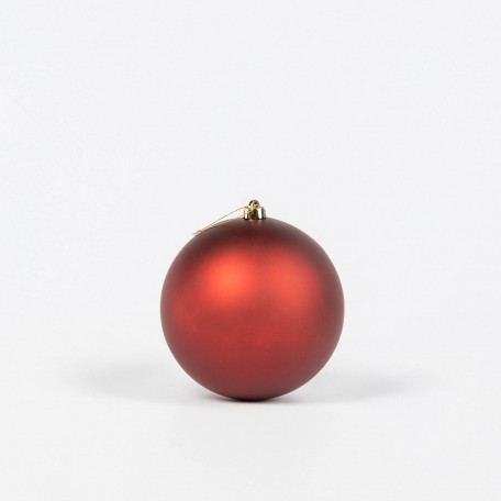 Sfera Natalizia Opaca Rossa ⌀20cm, 2pcs/set