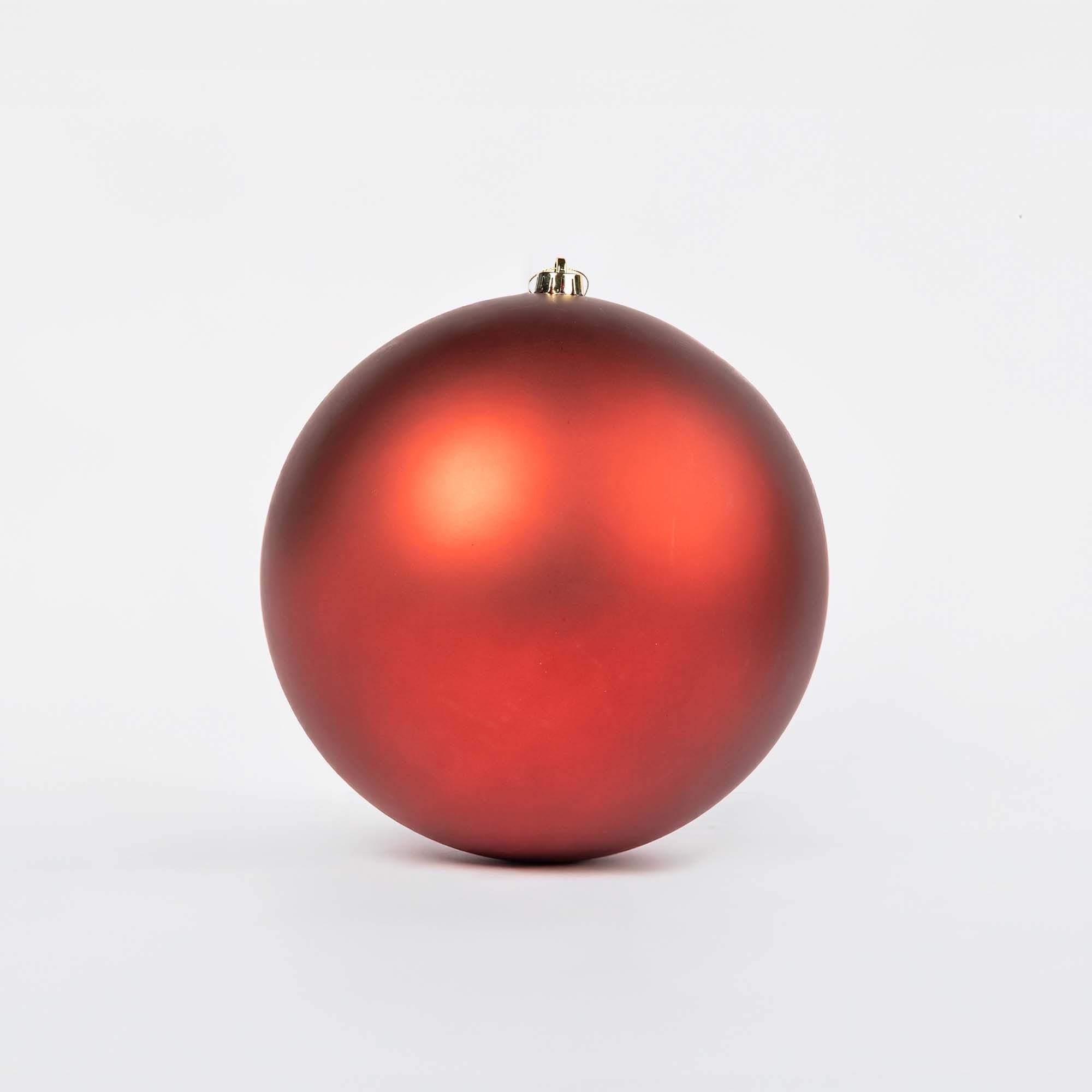 Giulia Grillo Sfera Natalizia Opaca Rossa ⌀30cm