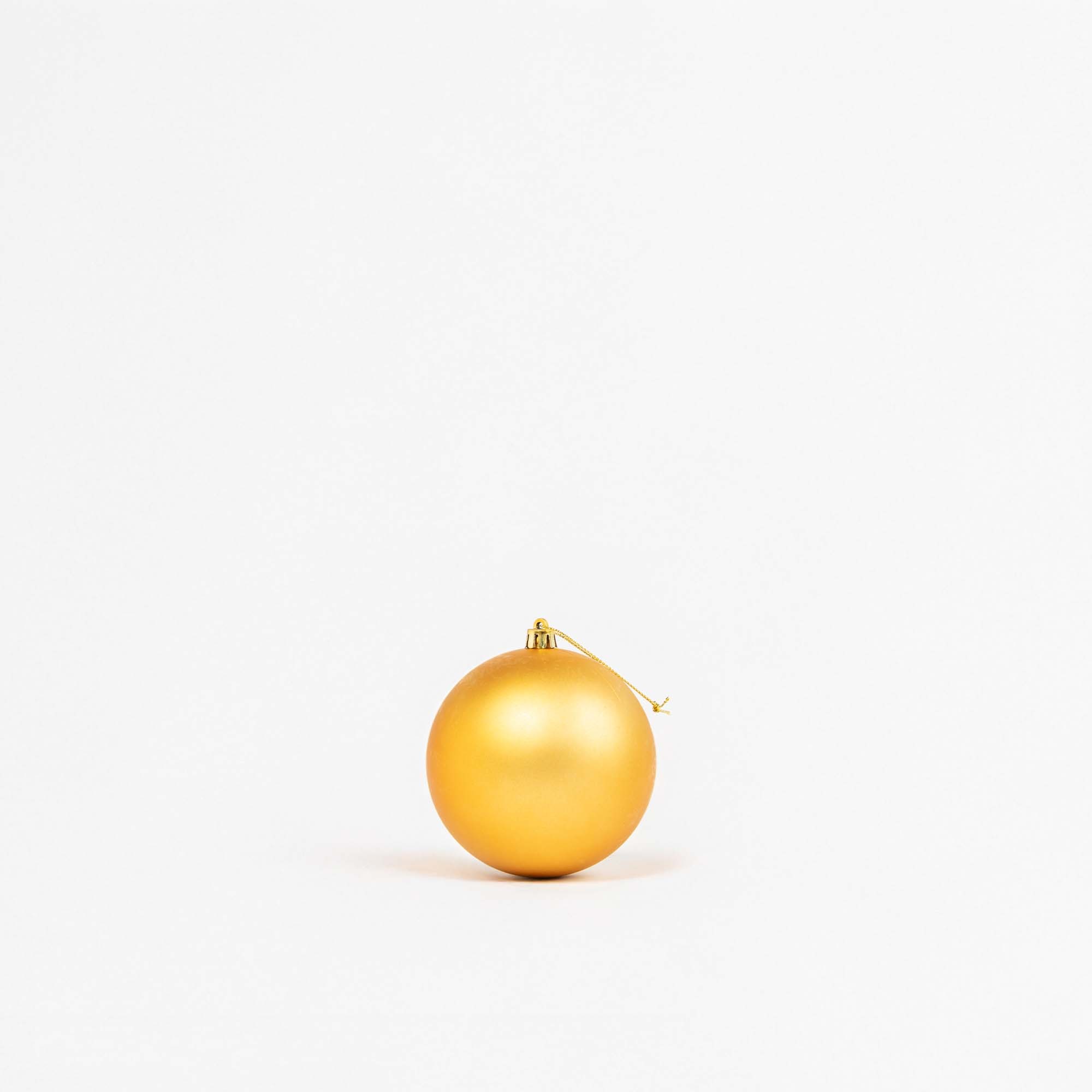 Giulia Grillo Boules de Noël Mat "Or Mat" ⌀10cm, lot de 4