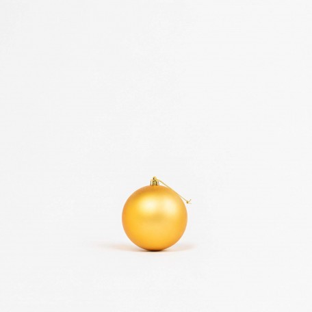 Boules de Noël Mat "Or Mat" ⌀10cm, lot de 4