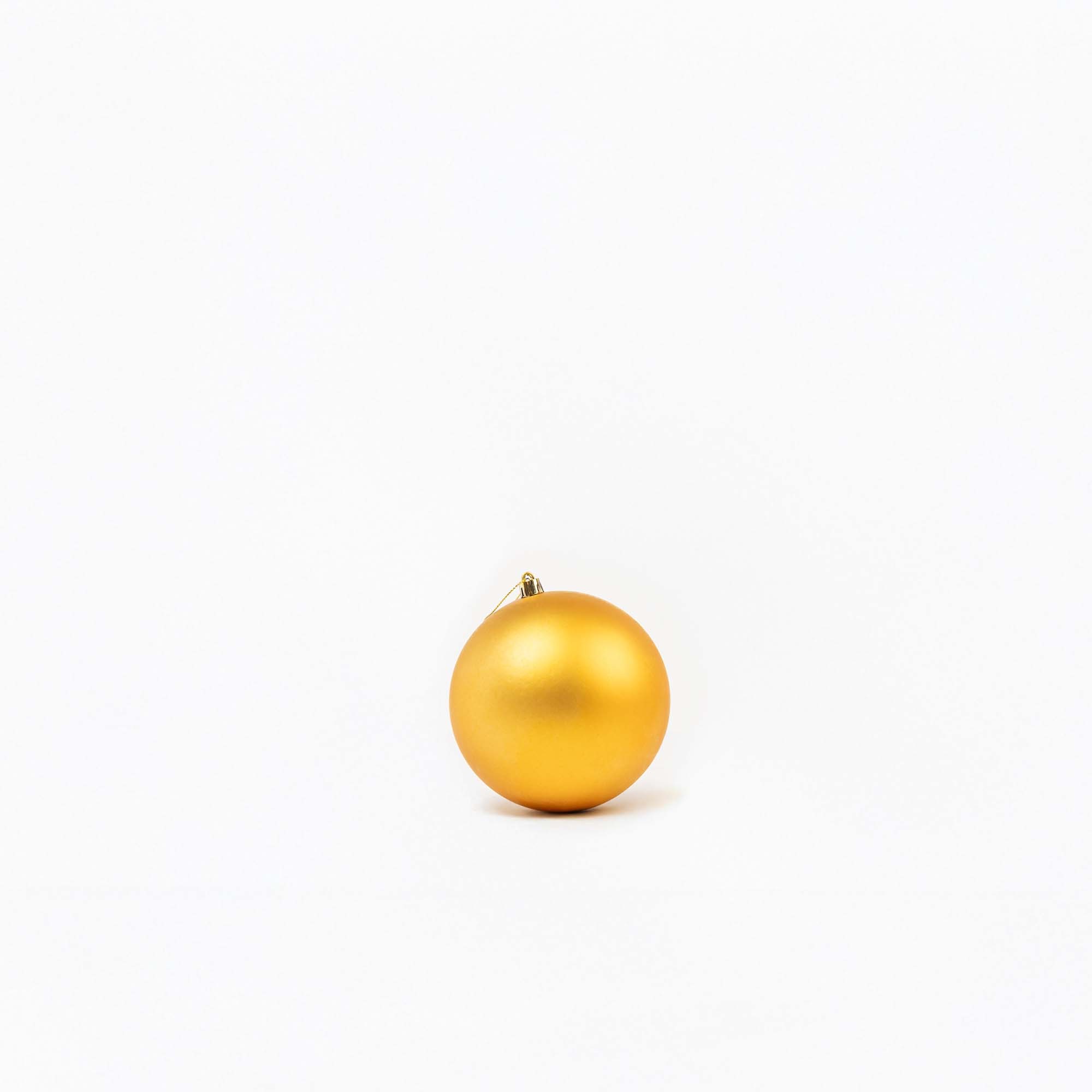 Giulia Grillo Boules de Noël Mat "Or Mat" ⌀12cm, lot de 3