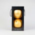 Boules de Noël Mat "Or Mat" ⌀20cm, lot de 2