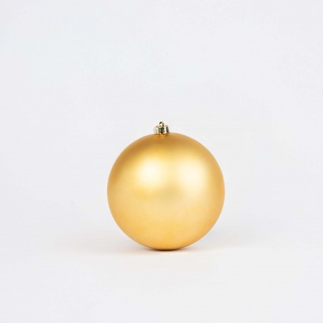 Boules de Noël Mat "Or Mat" ⌀20cm, lot de 2