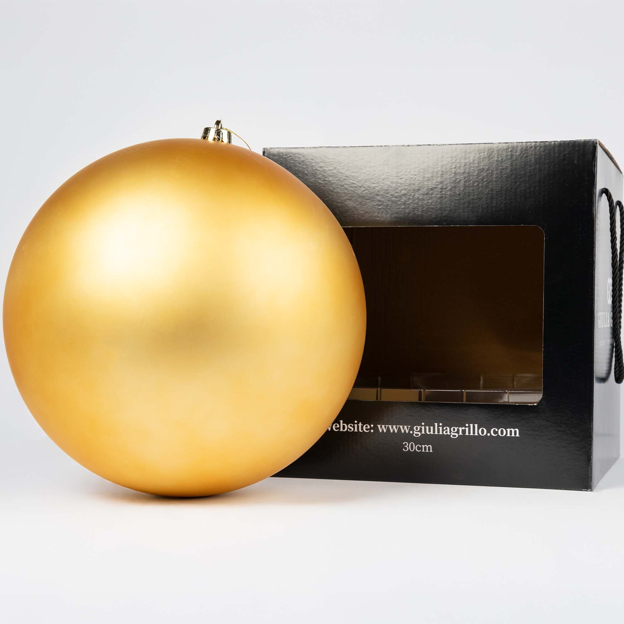 Giulia Grillo Boule de Noël Mat "Or Mat" ⌀30cm