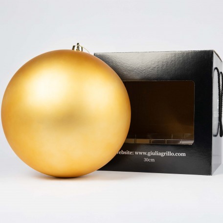 Sfera Natalizia Opaca Oro ⌀30cm