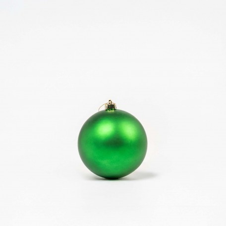 Matte Weihnachtskugeln „Grün Matt“ ⌀15cm, 2er-Set