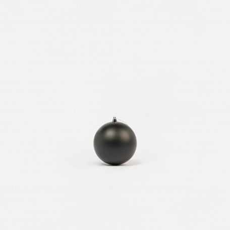 Matte Weihnachtskugeln „Schwarz Matt“ ⌀12cm, 3 Stück/Set