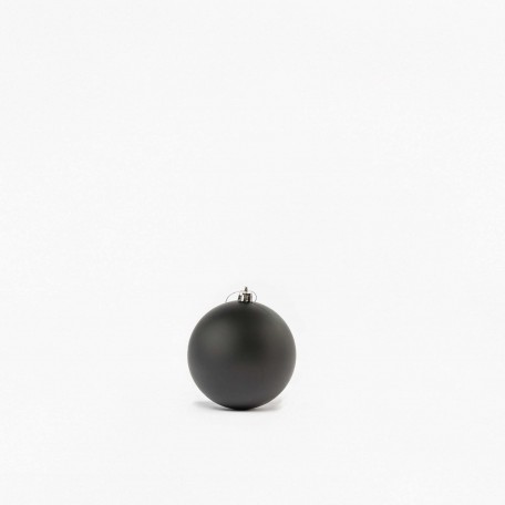 Matte Weihnachtskugeln „Schwarz Matt“ ⌀10cm, 4 Stück/Set