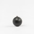 Matte Weihnachtskugeln „Schwarz Matt“ ⌀15cm, 2 Stück/Set