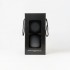 Matte Black Christmas Baubles ⌀15cm, 2pcs/set