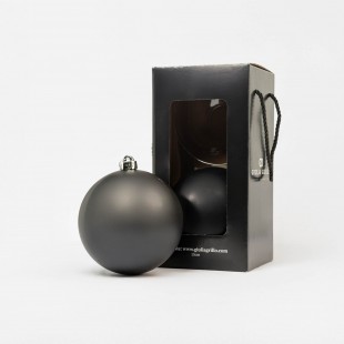 Boules de Noël Mates "Noir...