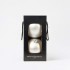 Boules de Noël Mates "Argent Mat" ⌀15cm, lot de 2