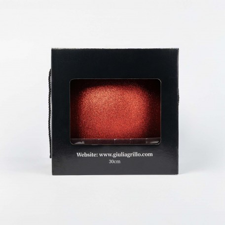 Sfera Natalizia Glitter Rossa ⌀30cm