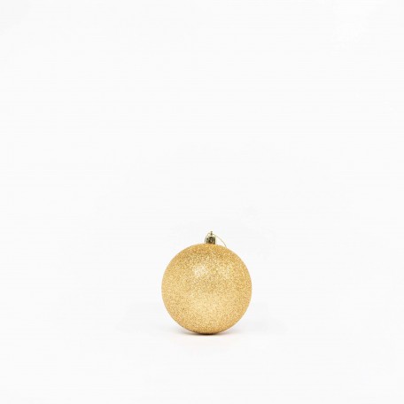 Sfera Natalizia Glitter Oro ⌀10cm, 4pcs/set