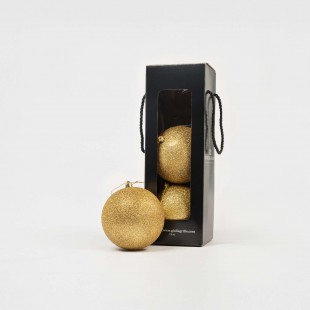 Sfera Natalizia Glitter Oro...