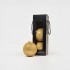 Boules de Noël Pailletées "Or Pailleté" ⌀12cm, lot de 3