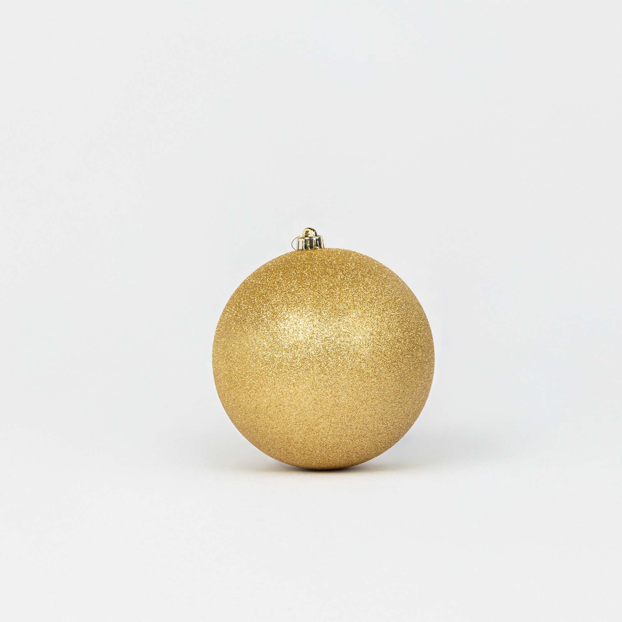  Sfera Natalizia Glitter Oro ⌀20cm, 2pcs/set