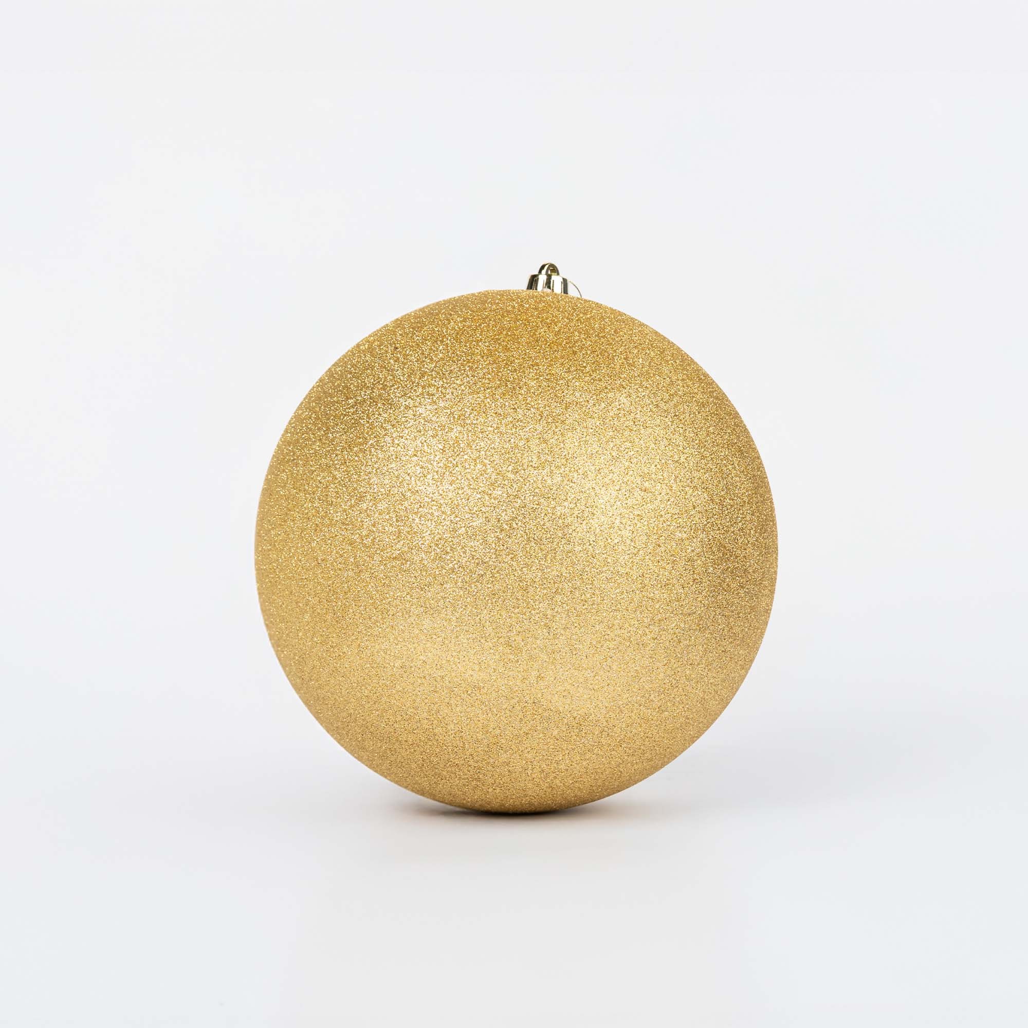 Giulia Grillo Glitzernde Weihnachtskugel „Glitter Gold“ ⌀30cm