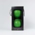 Sfera Natalizia Glitter Verde ⌀20cm, 2pcs/set