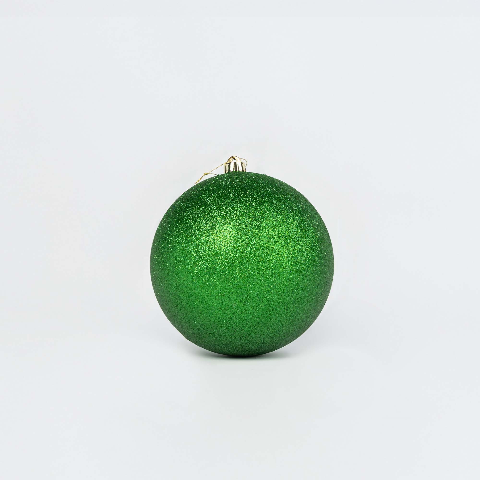 Giulia Grillo Sfera Natalizia Glitter Verde ⌀20cm, 2pcs/set