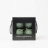 Boules de Noël Pailletées "Vert Clair Pailleté" ⌀10cm, lot de 4
