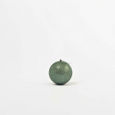 Boules de Noël Pailletées "Vert Clair Pailleté" ⌀12cm, lot de 3