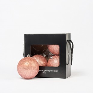 Glitzernde Weihnachtskugeln...