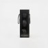 Boules de Noël Pailletées "Noir Pailleté" ⌀12cm, lot de 3