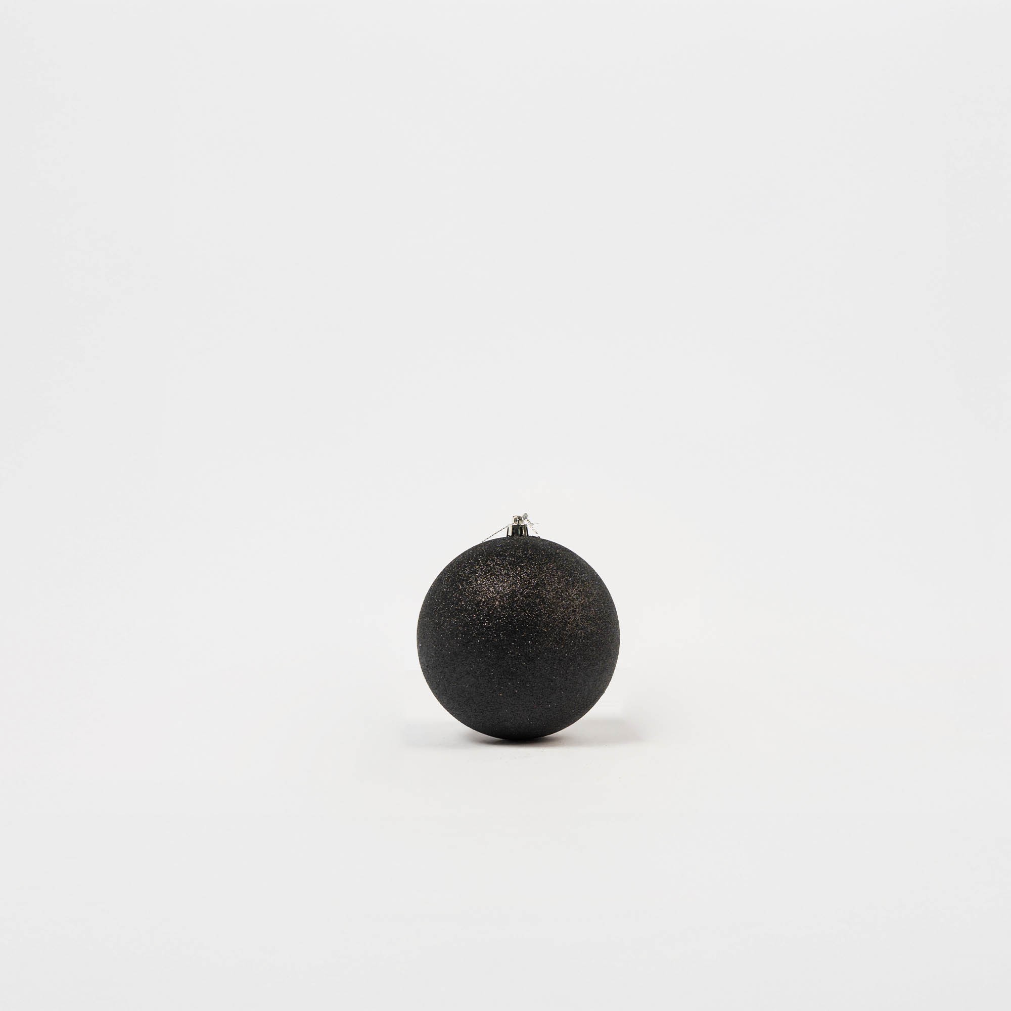 Giulia Grillo Boules de Noël Pailletées "Noir Pailleté" ⌀12cm, lot de 3