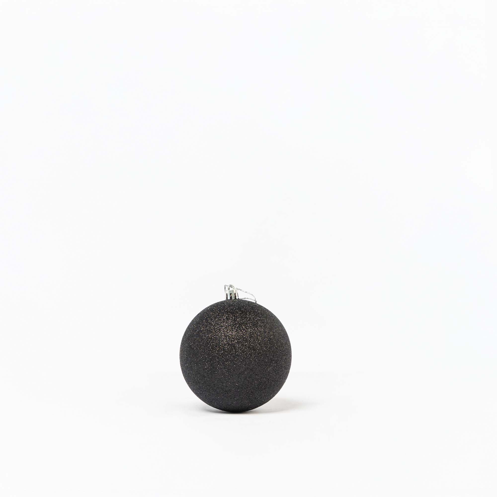 Giulia Grillo Boules de Noël Pailletées "Bleu Pailleté" ⌀10cm, lot de 4