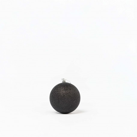 Bolas de Navidad con Purpurina "Azul Brillante" ⌀10cm, juego de 4