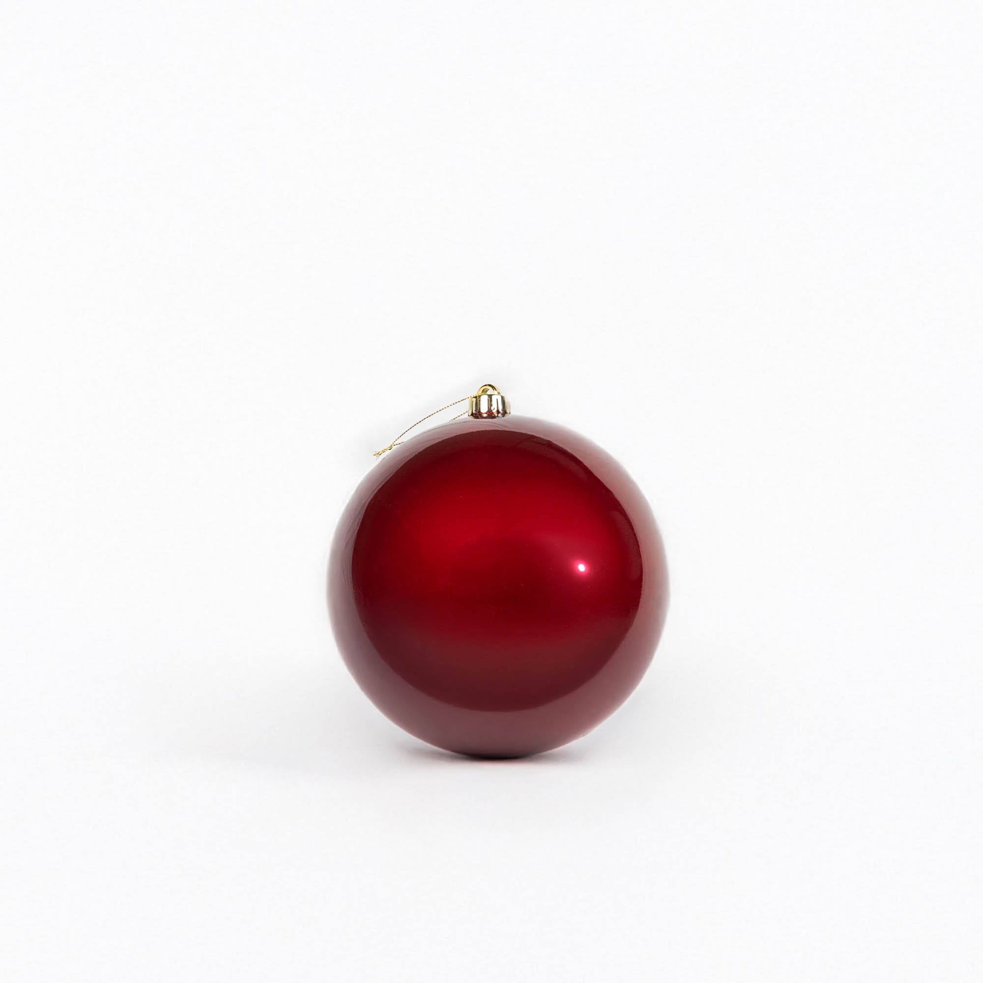Giulia Grillo Boules de Noël Nacrées "Rouge Nacré" ⌀20cm, lot de 2