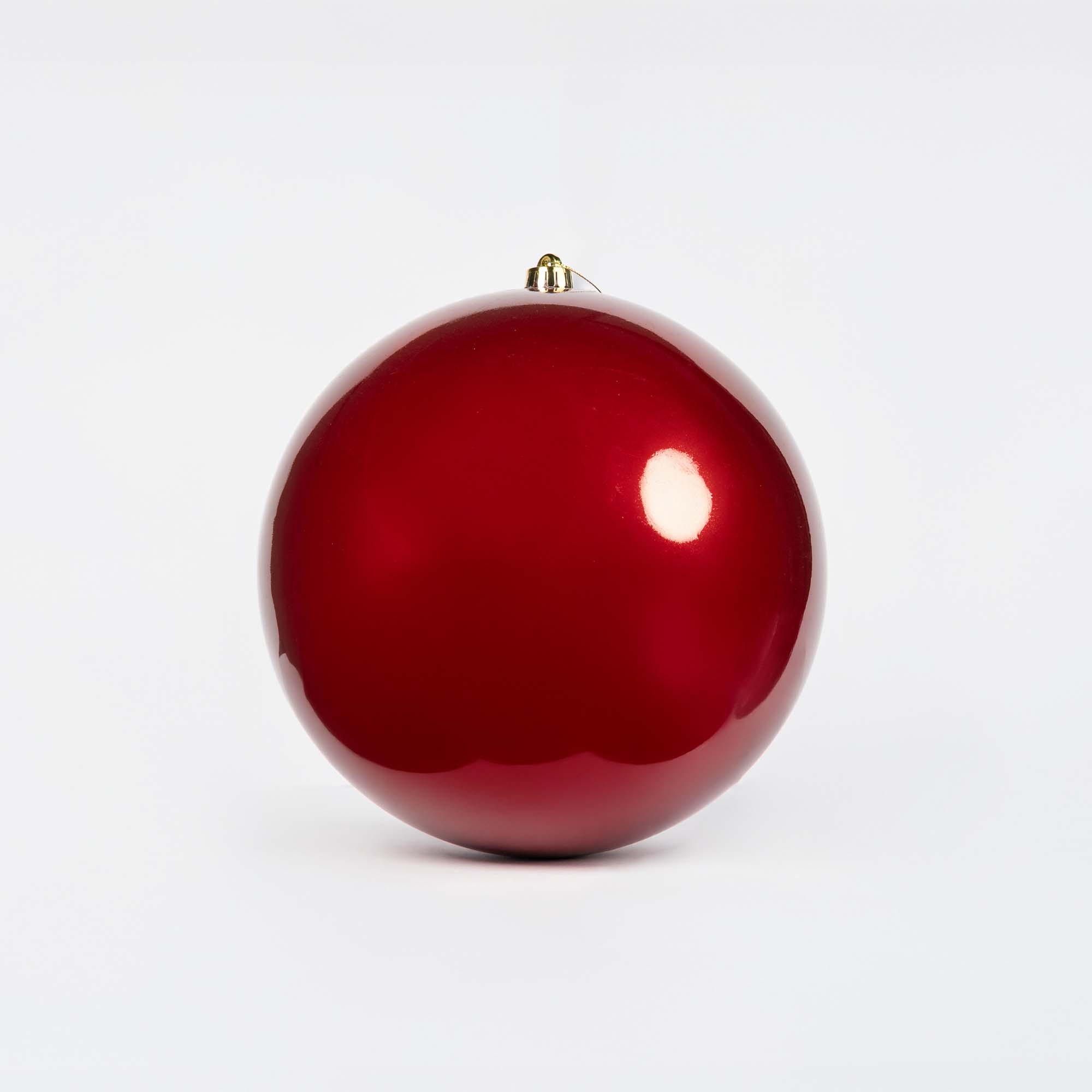 Giulia Grillo Boule de Noël Nacrée "Rouge Nacré" ⌀30cm