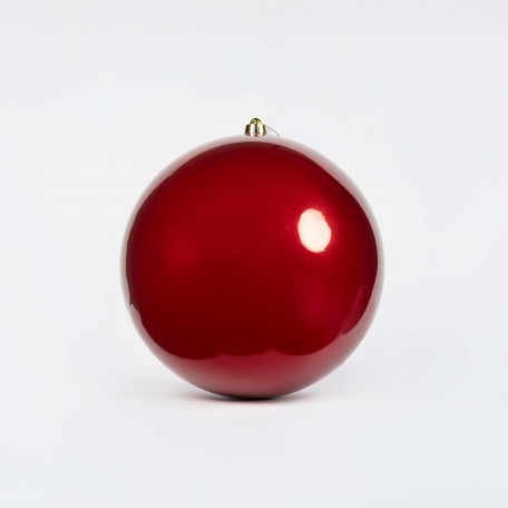 Boule de Noël Nacrée "Rouge Nacré" ⌀30cm